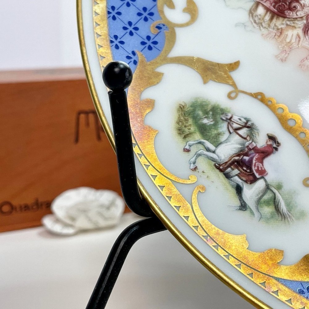 Limoges Porcelain Sleeping Beauty Premier Edition 1983 w/ Display Stand - Picture 2 of 6